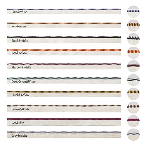 Wooqu Book Headband, 20 Colors, 10 Inch Each, Medium Cotton, For Bookbinding, Book Decor #TOP2