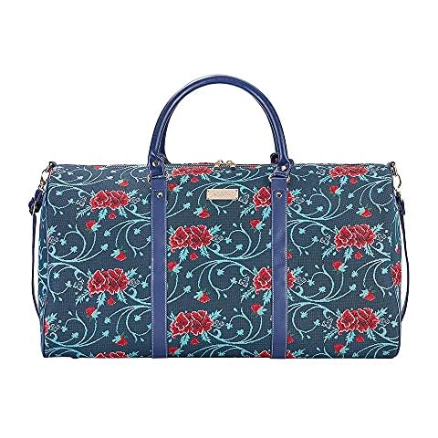 Bolsa de lona grande de Signare con diseño de arte popular mexicano Cover