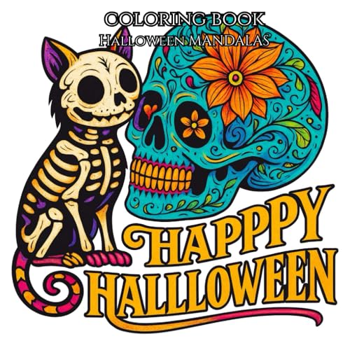 Haunting Mandalas: A Halloween Coloring Journey: For Those Who Find Peace in Patterns and the Mystery of the Night