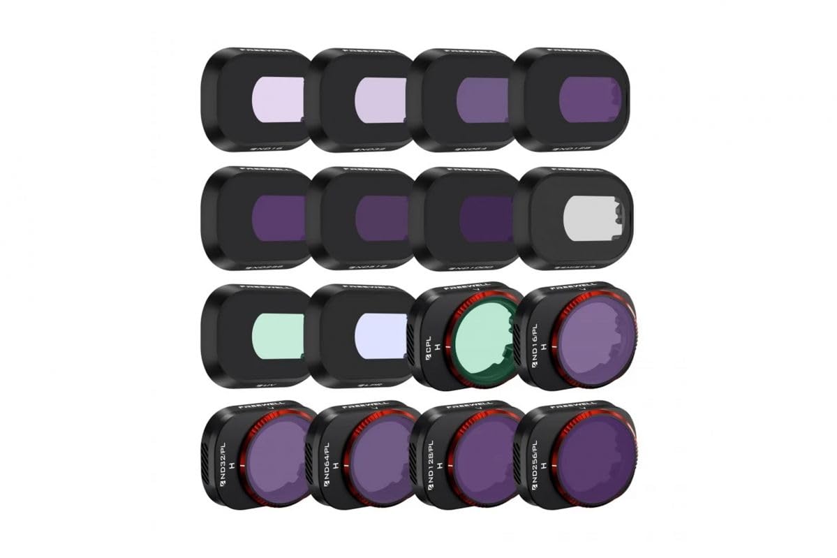 Set of 16 Filters Freewell for DJI Mini 4 Pro Drone