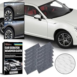 12 Pcs Nano Sparkle Cloth,Nano Cloth Car Scratch Remover Scratches,Easily Repair Scratches,Restore The Original Color of The Car Paint
