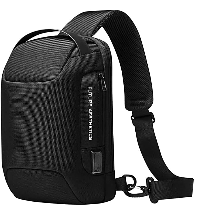 BANGE Sling Bag, Waterproof Men's Chest Bag Shoulder bags Crossbody Sling Backpack for Men……