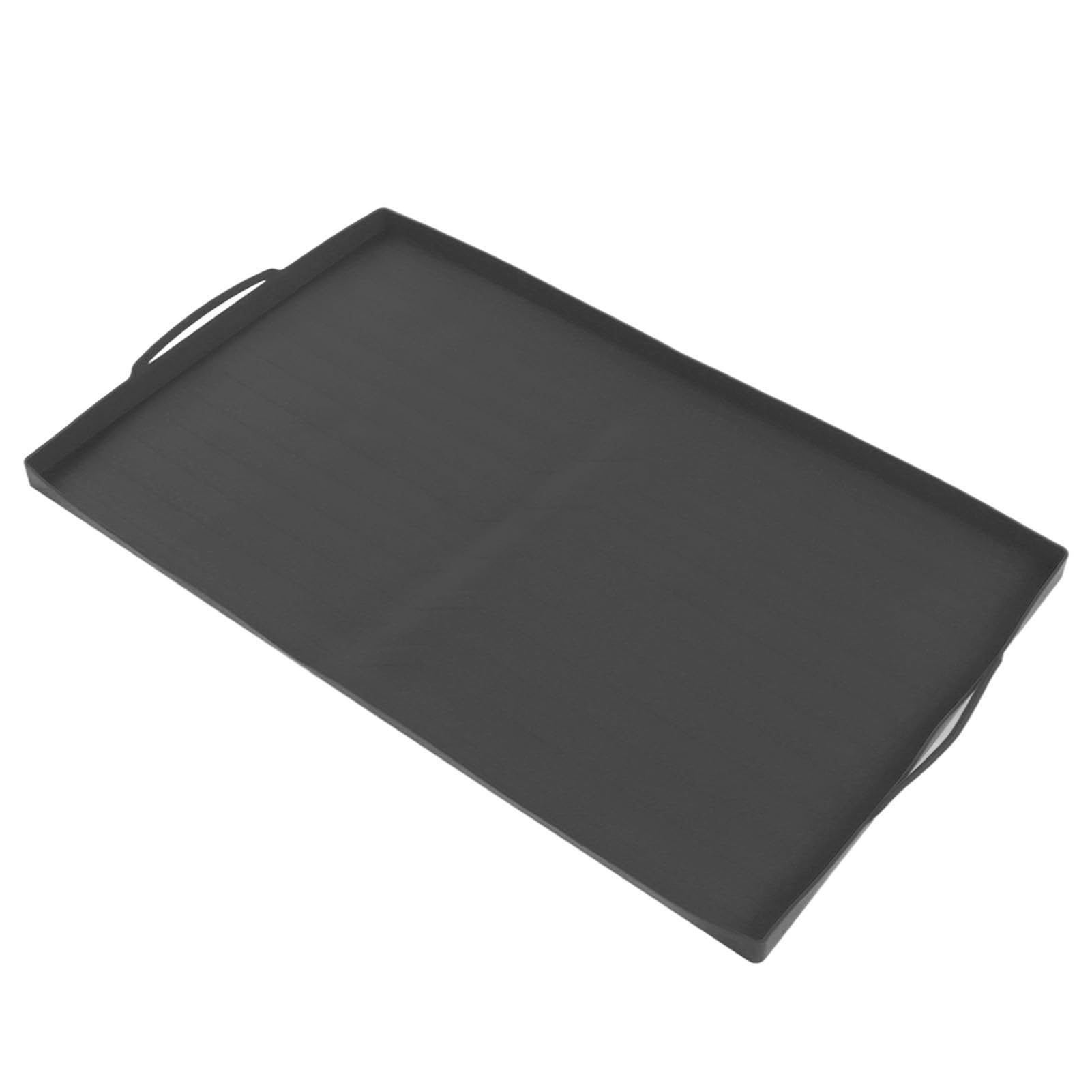 Tapis de protection de four en silicone, haute température, antidérapant, antiadhésif, durable pour la cuisson (poignée grise de 36 pouces)