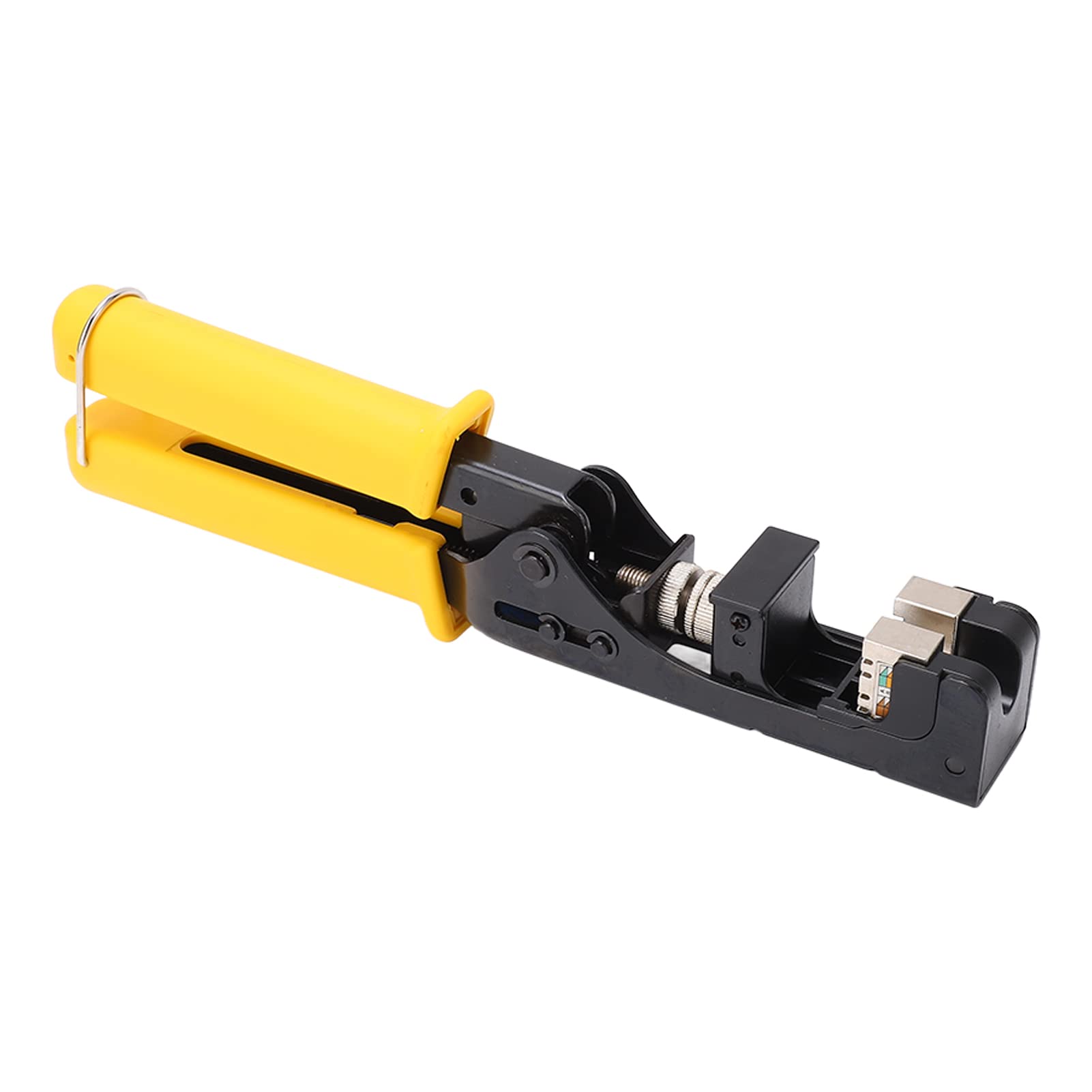 Terminal-Crimper, PP, Hitzebeständiger Griff, Mikro-Steckerstift-Werkzeug, Einfache Bedienung für Netzwerkkabel-Terminierung, Platzsparendes Design für Heimwerker