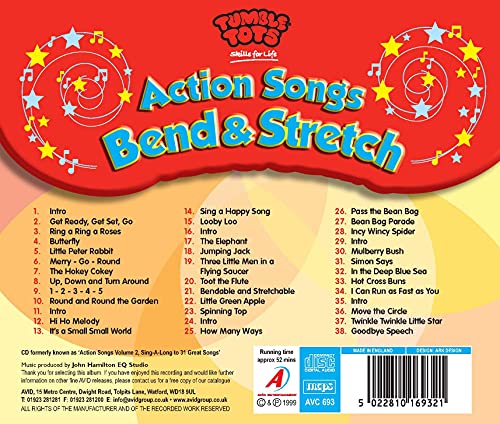 Tumble Tots Action Song Bend Stretch Amazon Com Music