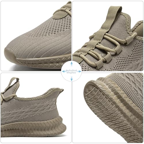 Womens Slip On Running Shoes Breathable Mesh Sneakers for Women Non Slip Lightweight Walking Shoes Gym Workout Casual Sports2