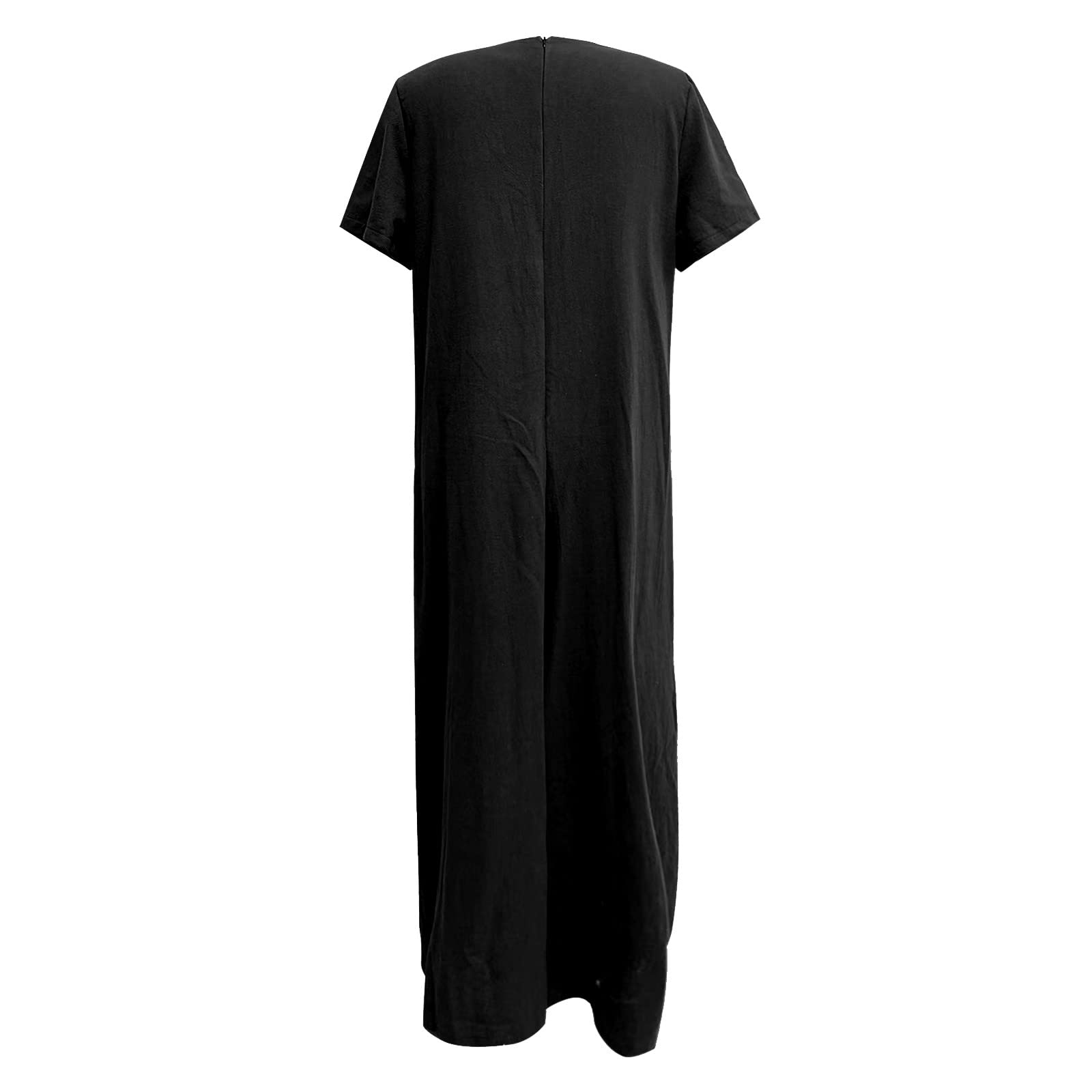 Combinaison en mousseline pour femme - Salopette confortable - Douce et respirante - En coton et lin - Séchage rapide - Légère - Une pièce - Jambes larges