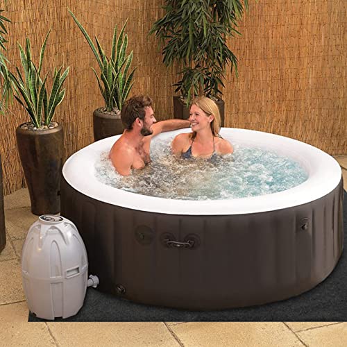ZOMOFEW 99\"x 99\" Hot Tubs Mat, above-Ground Pool Protector Mat,Water-Absorbent Hot Tub Flooring Protector,Anti-Slip and Waterproof Backing,Reusable Durable Washable Mat for Outdoor Hot Tub Pool - Thumbnail 5