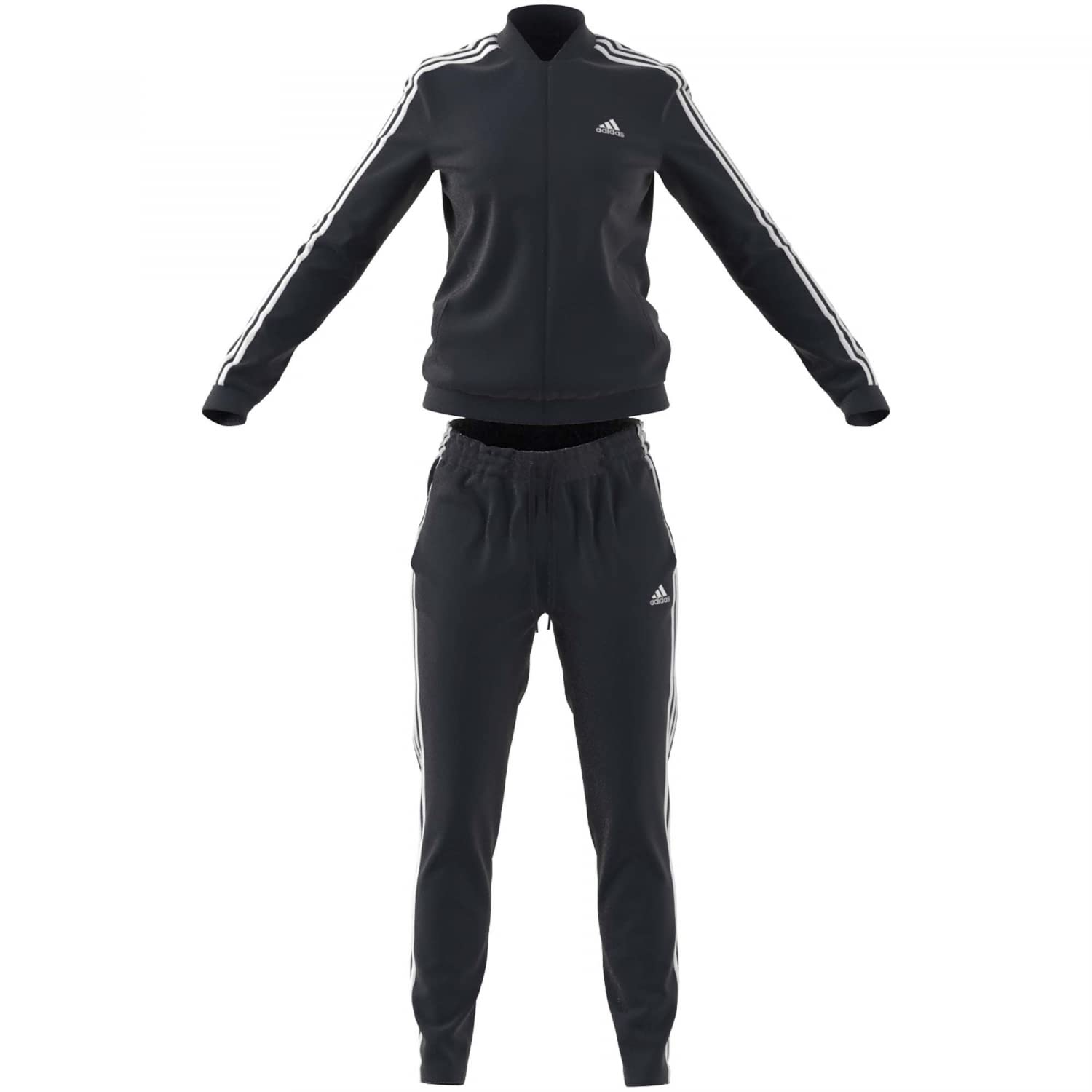adidas Damen Essentials 3-stripes Track Suit Trainingsanzug
