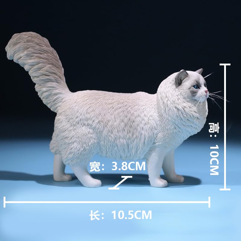 Amazon.com: MMOS X JXK Ragdoll Cat Statue Cat Figurine for Table