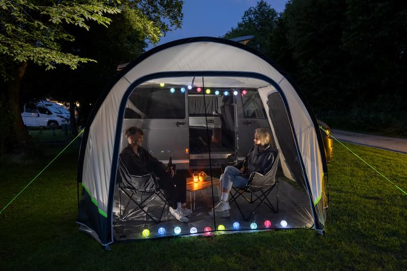 Sonnensegel mit Front- und Seitenwänden 320x240cm Busvorzelt Campingbus Vorzelt