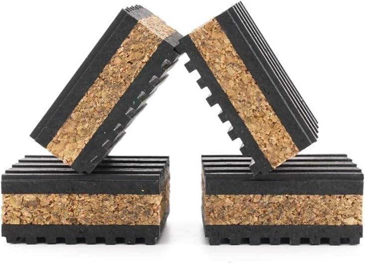 Turntable Equipment Isolation Pads/Feet by Tuneful Cables Audiophile - Stops Record Skipping!
