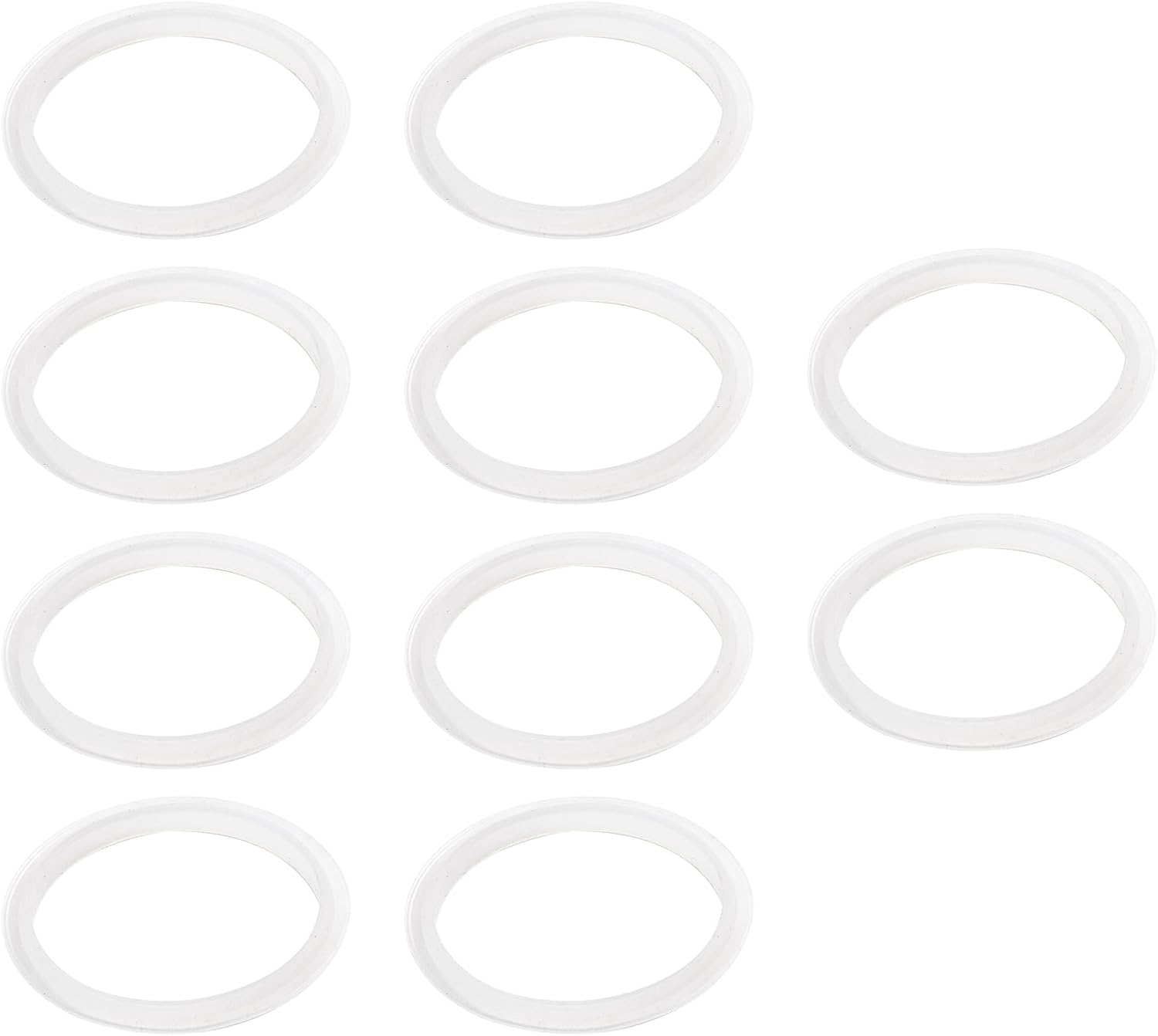 10 PCS Seal Rubber Gasket, Bath Plug Seal Waste Sink Plug Washer Basin