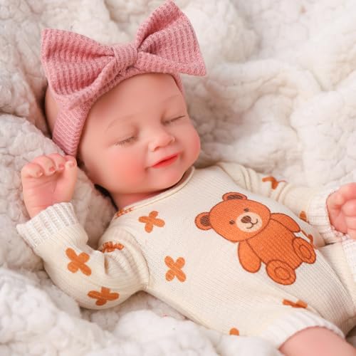 Muñeca Reborn de Silicona Realista de 12 Pulgadas miniatura 2