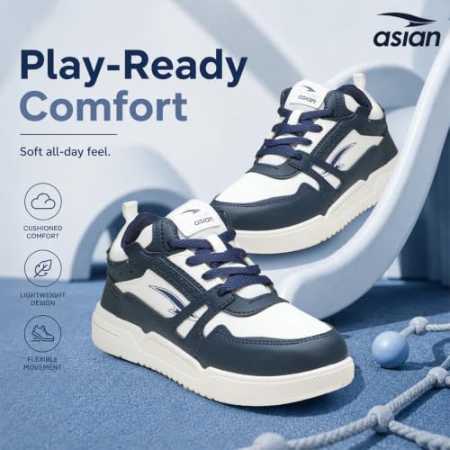 Image of ASIAN Men's MEXICO-11 Casual Sneaker Shoes with Synthetic Upper Lightweight Comfortable Mid Top Sneaker Shoes for Men's & Boy's
