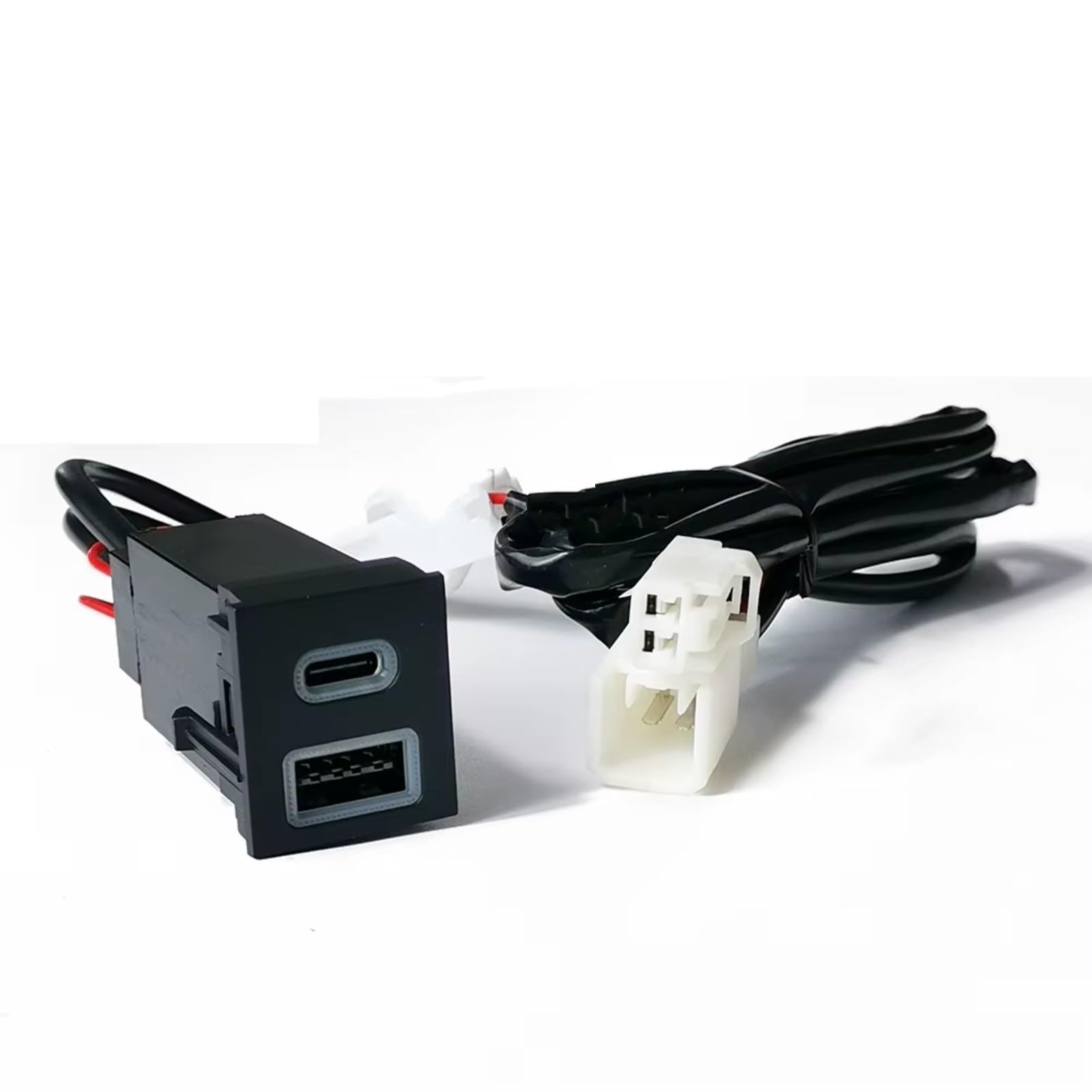 Centre Port USB Compatible Avec Toyota Pour RAV4 Pour Wildlander Voiture Double Pour TYPE C Pour Chargeur PD Charge Rapide QC3.0 Chargement Téléphone Interface USB AUX voiture