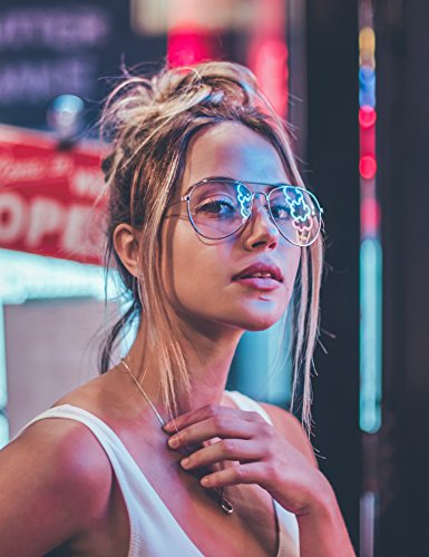 Image of The Fresh Classic Aviator Frame Light Color Lens XL Oversized Sunglasses Gift Box