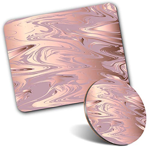 Elegant Rose Gold Floral Mouse Mat For Computer PC Laptop Gaming Office Home Desk Accessories 24120 - View #5