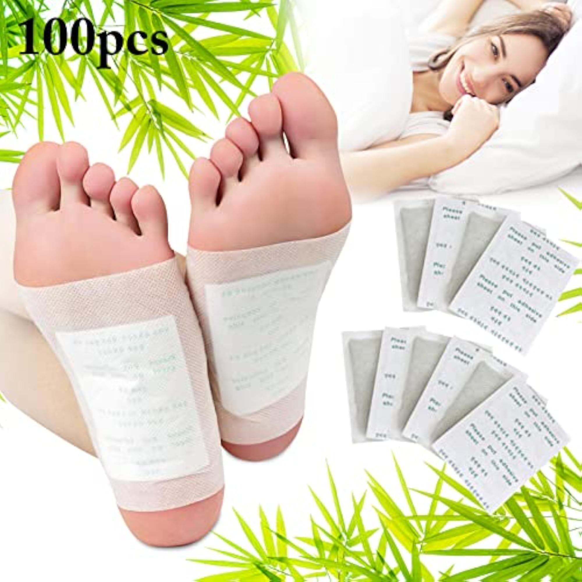 100 Pcs Foot Pads for Pain Relief, Health Care