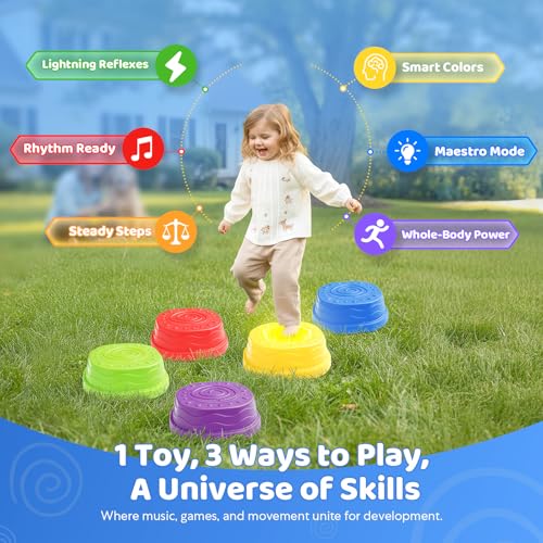 31% Off Light Up Stepping Stones for Kids with 3 Game Modes - Image 6