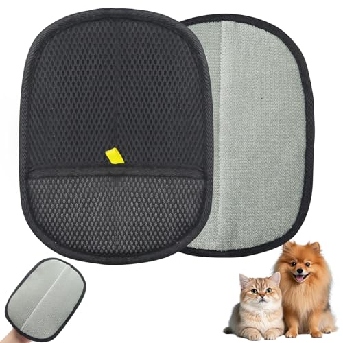 Image of Electrostatic Pets Removal Gloves, Reusable Cat Dog Electrostatic Hair Remover Grooming Glove Tool