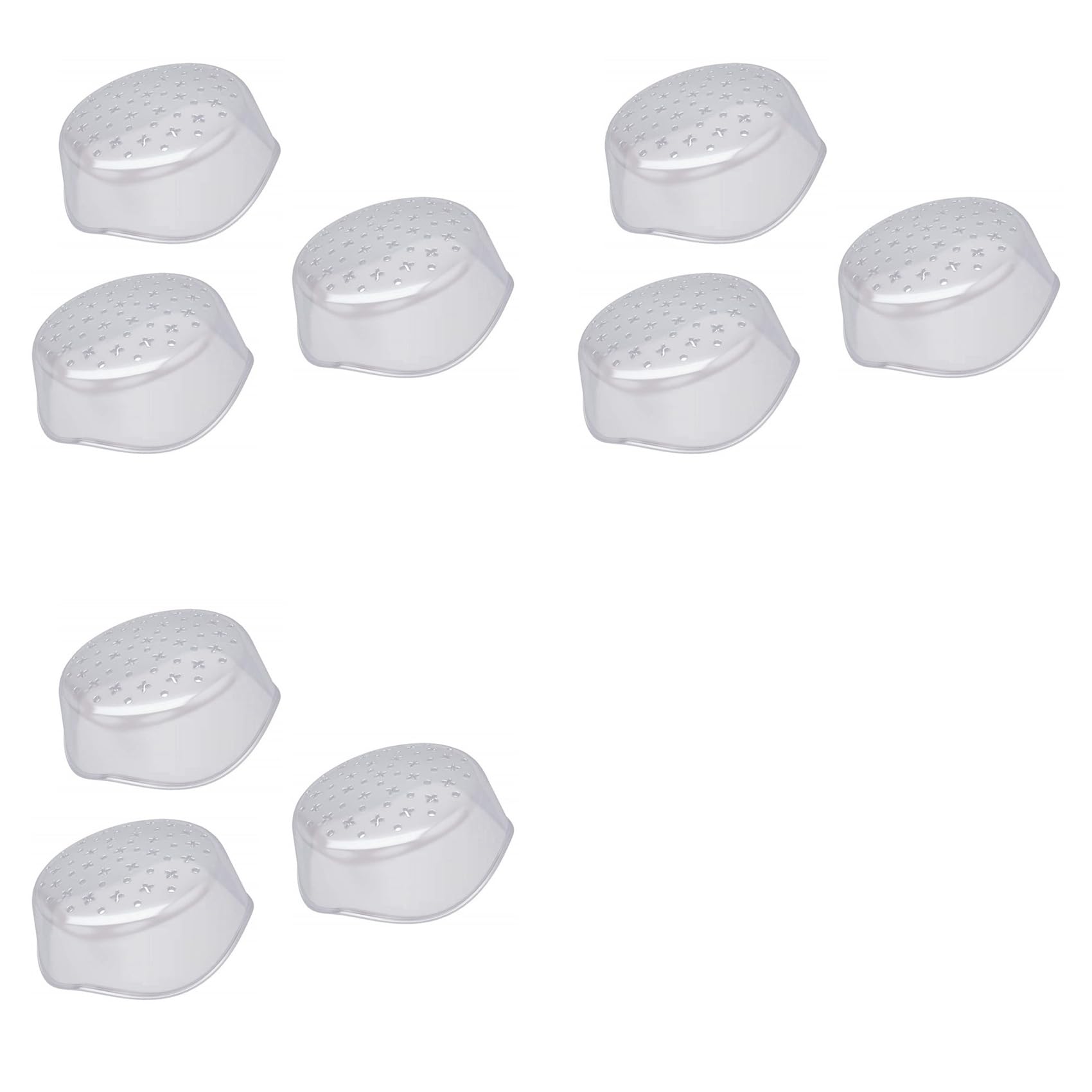 Jnchdghwa Transparent Flower Arranger & Craft Organizer - 9 Pack - Flower Arranging Cap, Flower Frog Grid