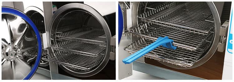 23L Portable Steam Autoclave Class B LCD Screen Display Steam Sterilizer Medical Sterilization with Vacuum Dry Function and Printer