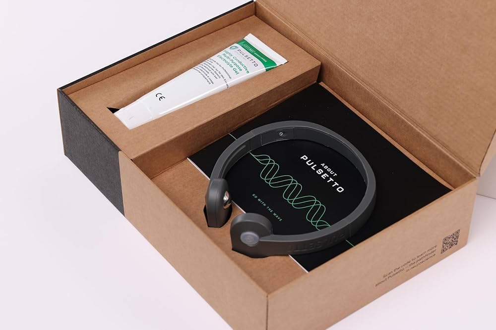 Pulsetto Vagus Nerve Stimulator for Better Sleep & Stress Relief - Patented Neuro Sleep Aid Device - Personalized Relaxation Wearable for Burnout, Recovery, Rejuvenation and Long-Term Wellness