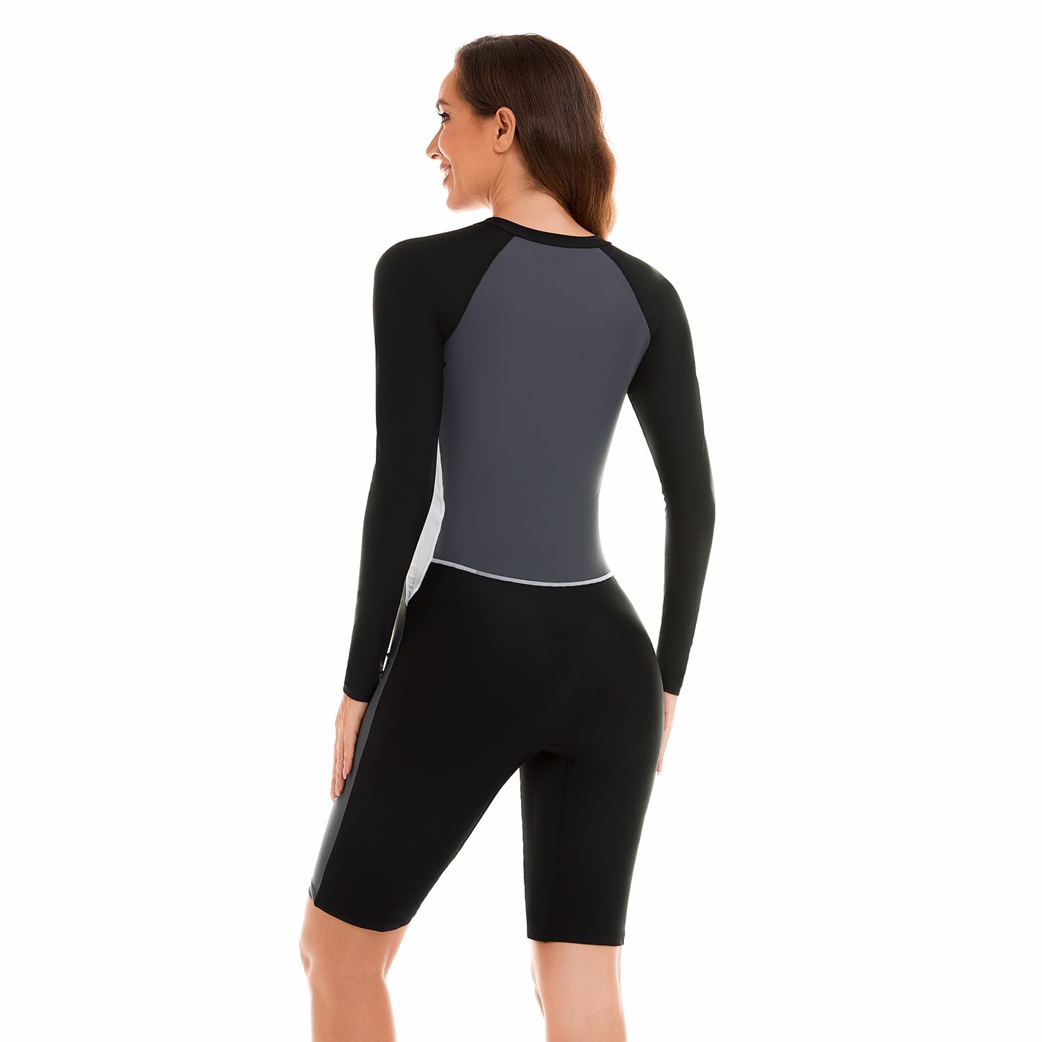 Donna Rash Guard Un Pezzo Rash Guard Swimsuits Surfing Diving Suits Swimwear per Le Donne(Multicolore-584)