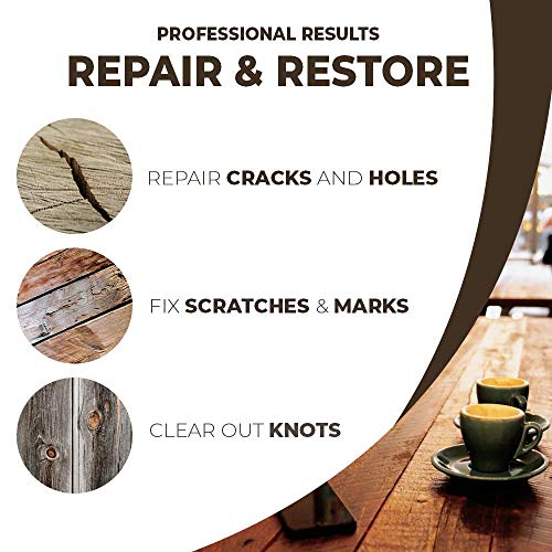 FORTIVO Wood Furniture Repair Kit, Hardwood Laminate Floor Repair Kit