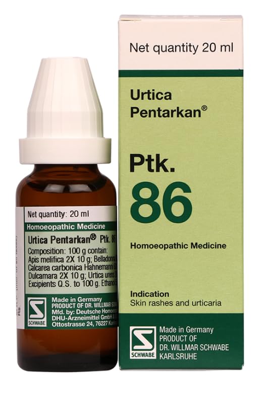 Homoeo23 Schwabe Urtica pentarkan Ptk 86 Drops - SKIN CARE - SET OF 1 Bottle (B0CPK566VS) Amazon Price History, Amazon Price Tracker