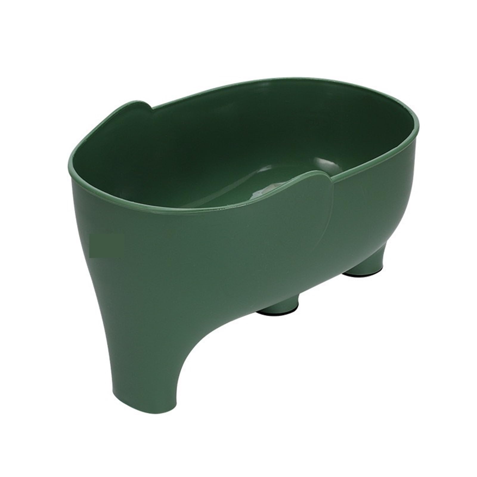 Elephant Drain Basket Multifunctional Kitchen Sink Home Living Room Vegetable And Fruit Washing(Green)