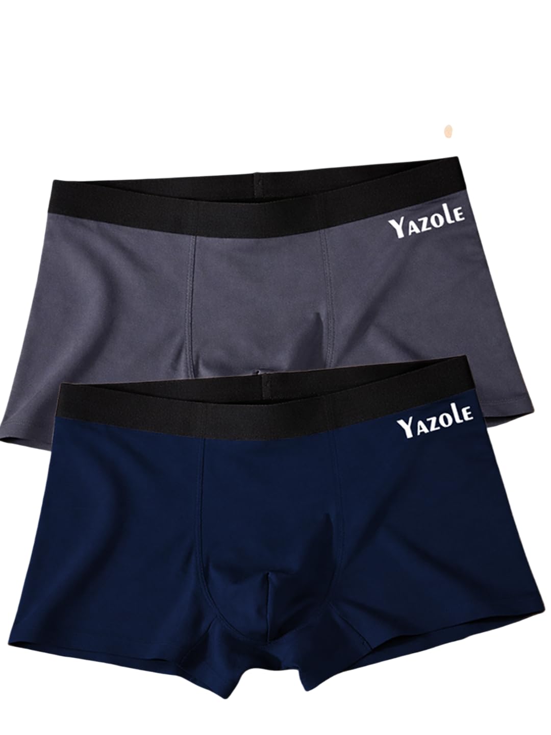 Men's Boxer Briefs Combo| Lycra Blend Stretch Fabric | Regular Fit Breathable Lightweight Underwear with Elastic Waistband | Soft Feel Men's Innerwear for Casual Comfort - Pack of 2(S to XXL)-image-43
