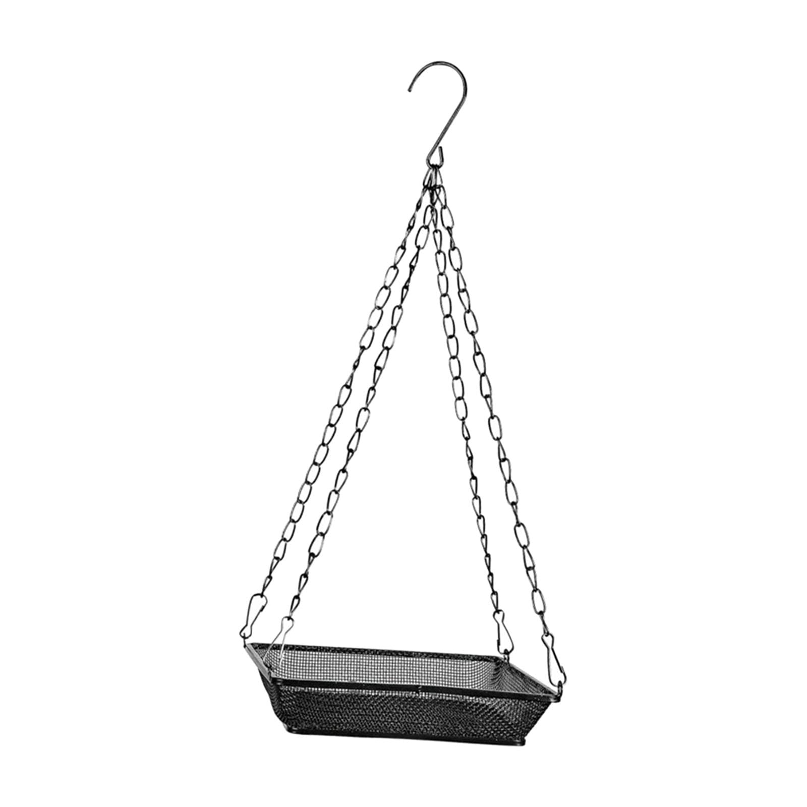 Hanging Bird Feeder Dish Seed Tray Durable Chains for Outdoors Backyard-picture-14