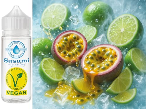 Aroma de maracuyá y lima helada con frescor Ice de 100ml vegano
