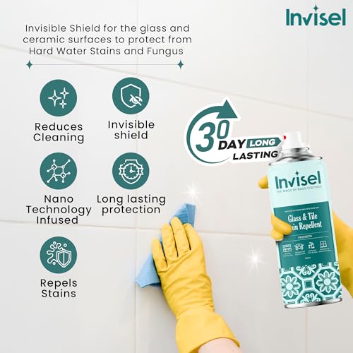 Image of Window and Glass Stain Protector Spray, 250ml - Hydrophobic Coating - 6 Months Water Repellent Protection for Windows, Glass Doors and Balcony Railings - No White Stains