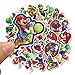 PMSMT 50 Stück/Packung Cartoon Spiel Super Mario Dekorative PVC-Aufkleber Klebende Aufkleber DIY Dekoration Tagebuch Schreibwaren Aufkleber