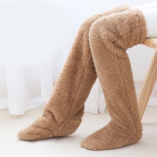 Chaussettes hautes moelleuses en velours de corail isolant haut de gamme - 7