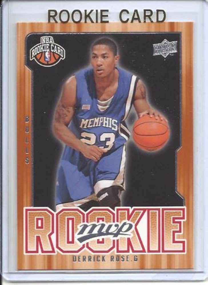 デリックローズ 2008 topps rc Bronze Refractor 2008 Upper Deck MVP Derrick Rose Rookie Card at Amazon's