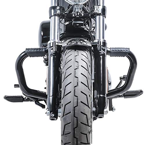 Paramotore Mustache II Compatibile con Harley Sportster Forty-Eight 48 10-20 nero