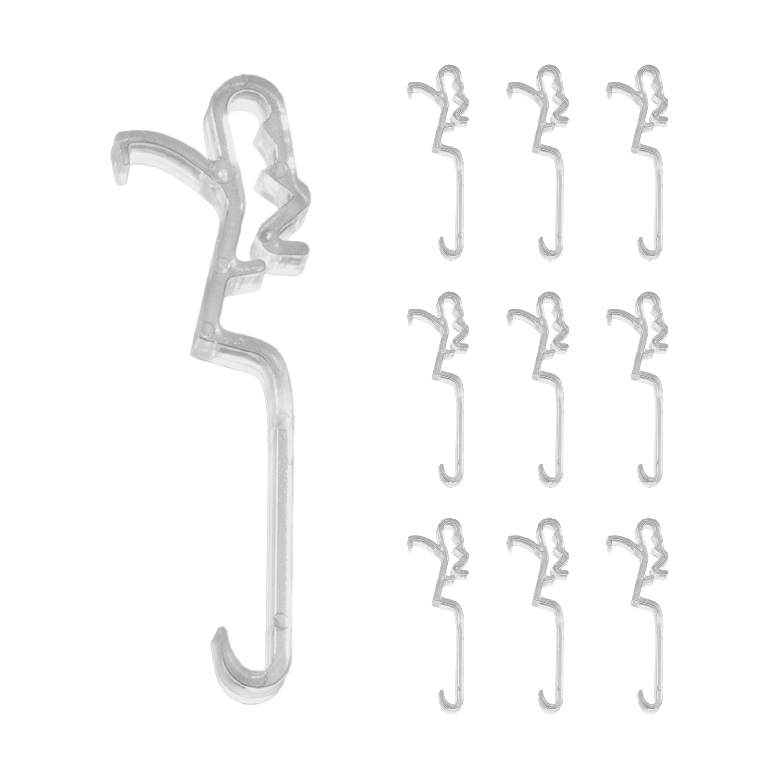 Clear Hidden Retainer Holder Valance Clips Replacement Parts for Hunter Douglas Country Woods and Faux Wood Blinds 10 Pcs