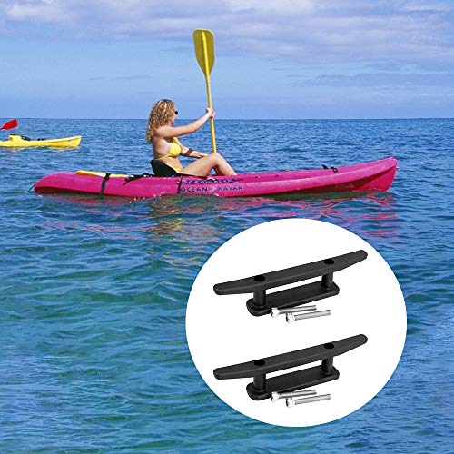 KKmoon 2 peças de fixação para ancoragem marítima de convés para caiaque e canoa