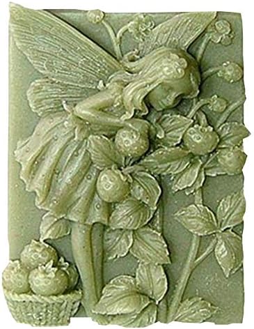 Molde de silicona para elfos, elige el hada de la fruta, molde de jabón de silicona, moldes de velas angulares, moldes de jabón hechos a mano,