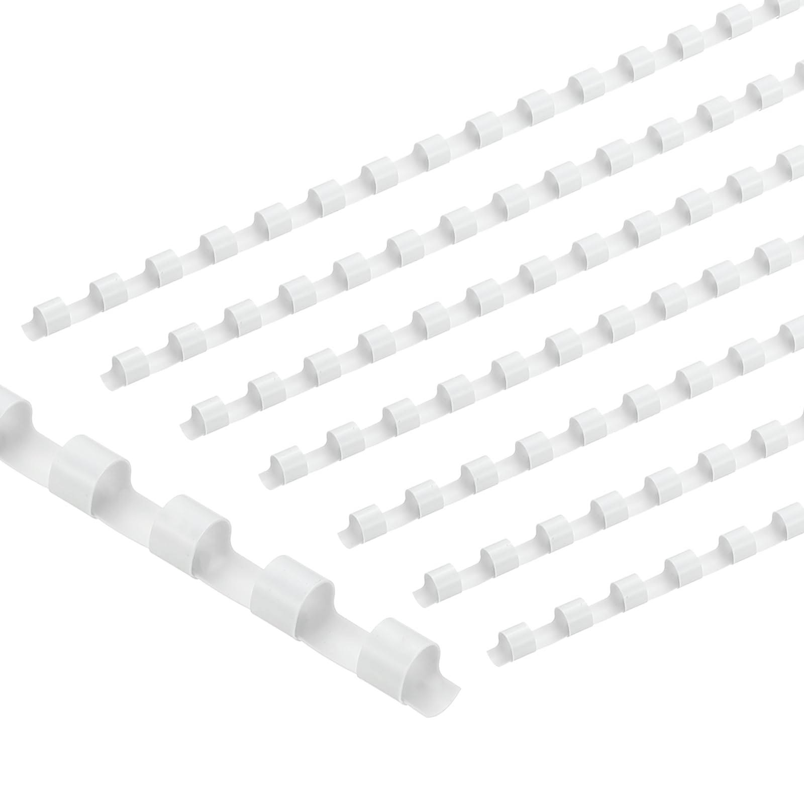 PATIKIL 6mm (1/4") Plastic Binding Combs