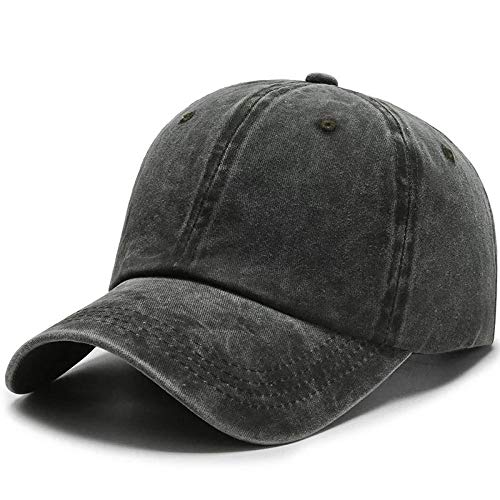 Preisvergleich Produktbild Axlgw Baseballkappe aus gewaschener Baumwolle, einfarbig, Unisex, für Herren und Damen, mehrfarbig, optional, mit Stickerei