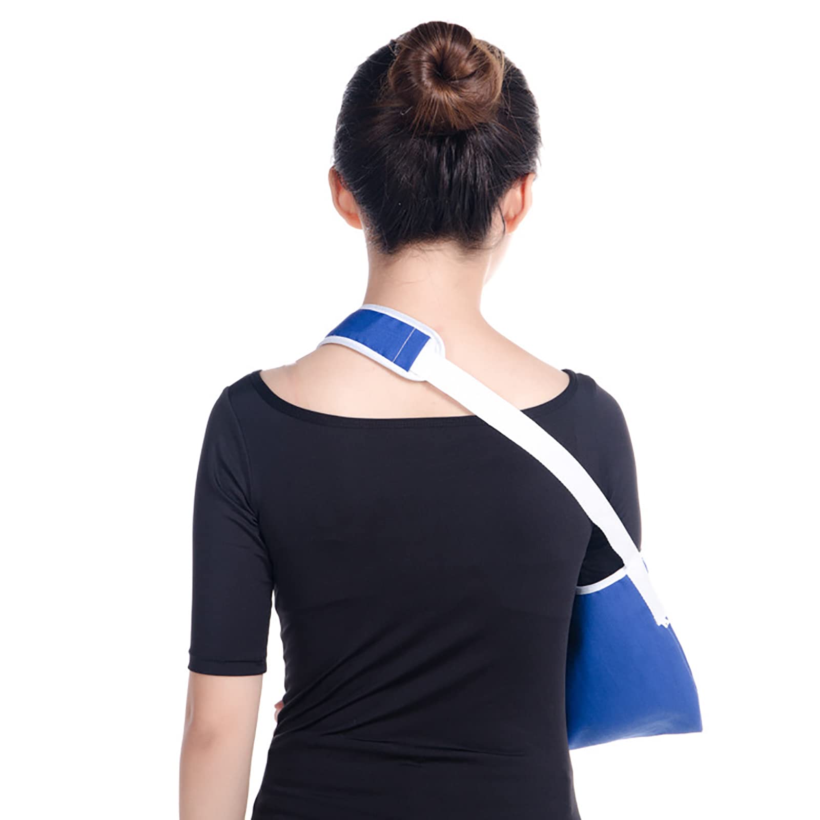 Cabestrillo para el Brazo para Lesiones en el Hombro: Manguito rotador desgarrado, cirugía de muñeca y Codo con Correas de Soporte de Brazo Acolchadas Ajustables,Blue