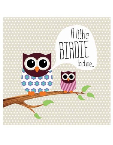 A Little Birdie Told Me Card by Fourth Wall Brands