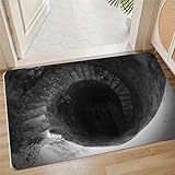 AVSMGP Alfombra Cloud Walk con Ilusión 3D, Disfruta La Máxima Suavidad con Nuestra Alfombra Forro Polar Dove- para Entrada, Baño,Escaleras,Sala Juegos Y El Salón,S,3'11'x5'3'/120x160cm