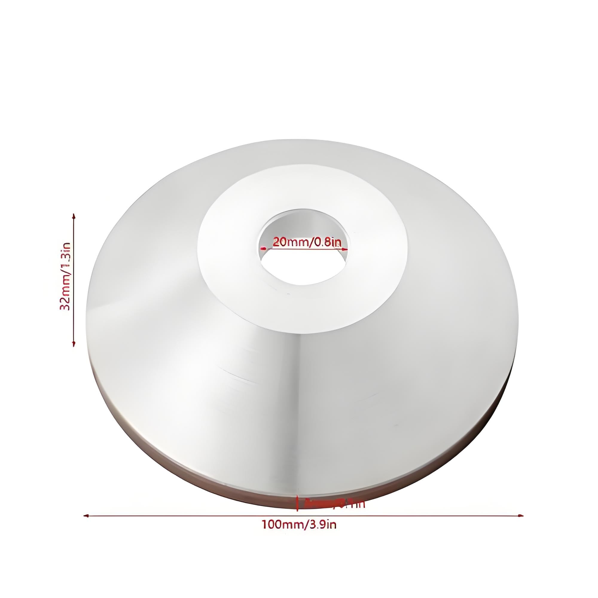 Meule Diamantée en Forme de Bol Meule 100mm Disque de Meulage de Meule de Diamant 180# Tasse de Diamant pour Le Métal de Carbure