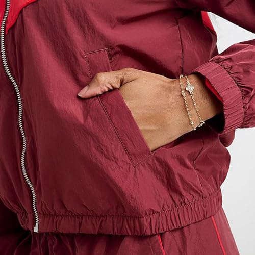 Chaqueta Nike Windrunner de mujer con cremallera completa y protección UV para running y deporte 3